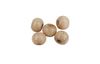 Wooden beads, Ø 4 mm, approx. 165 pieces
