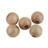 Wooden beads, Ø 6mm, approx. 125 pieces Nature