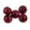 Wooden beads, Ø 6mm, approx. 125 pieces Cherry Red