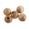 Wooden beads, Ø 8 mm, 85 pieces Nature