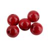 Wooden beads, Ø 8 mm, 85 pieces Red