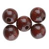Wooden beads, Ø 10 mm, approx. 50 pieces Dark brown