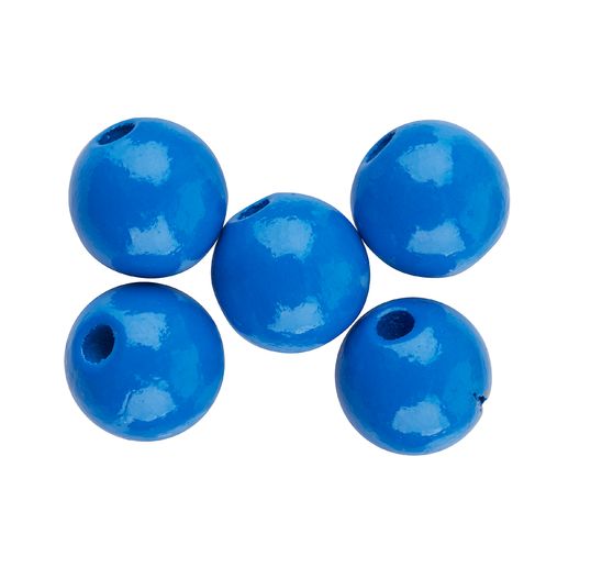 Wooden beads, Ø 10 mm, approx. 50 pieces