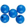 Wooden beads, Ø 10 mm, approx. 50 pieces Blue