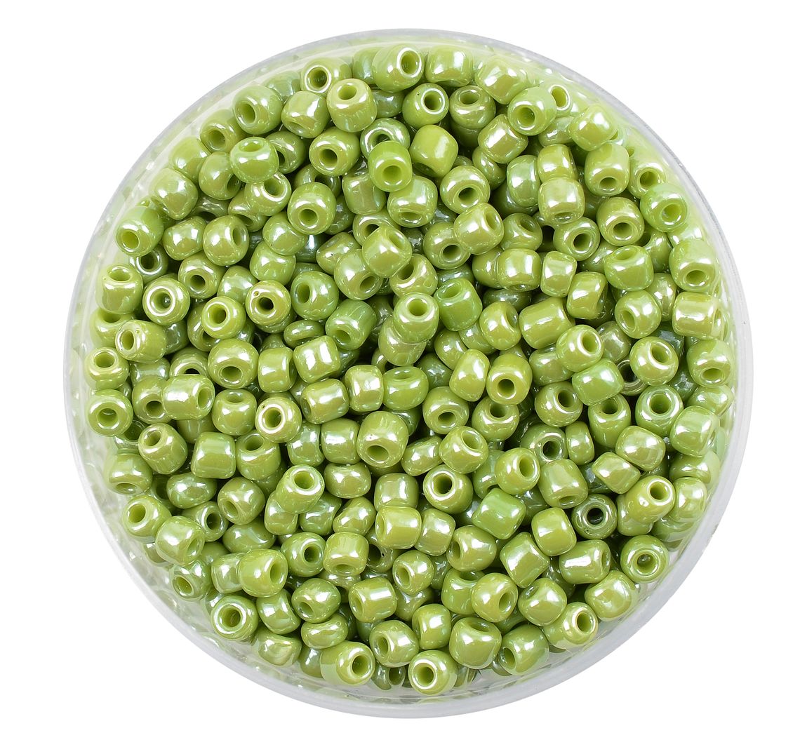 Rocailles "Parelmoer" - Groen
