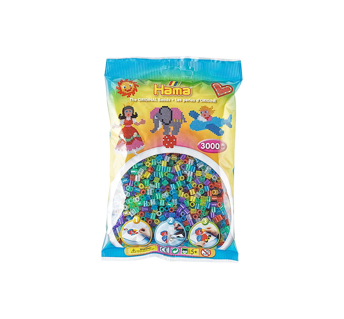 Hama Strijkkralen Glitter '3000 Stuks'
