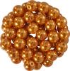 Glass wax beads, Ø 6 mm, 55 pieces