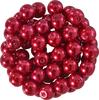 Glass wax beads, Ø 6 mm, 55 pieces