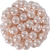 Glass wax beads, Ø 6 mm, 55 pieces