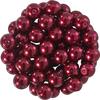 Glass wax beads, Ø 6 mm, 55 pieces