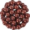 Glass wax beads, Ø 6 mm, 55 pieces