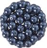 Glass wax beads, Ø 6 mm, 55 pieces