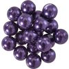 Glass wax beads, Ø 10 mm, 20 pieces Purple