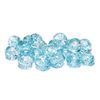 Glitter beads, Ø 8 mm, 20 pieces Blue