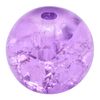 Glitter beads, Ø 8 mm, 20 pieces Purple