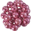 Glazen waskralen, Ø 8mm, 25st., goudgeel (lichtoranje) Roze