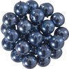 Glazen waskralen, Ø 8mm, 25st., goudgeel (lichtoranje) Antraciet