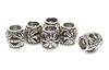 Metal bead "Flower", 6 pieces