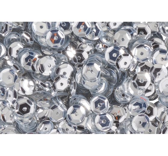 Pailletten gewelfd, metallic