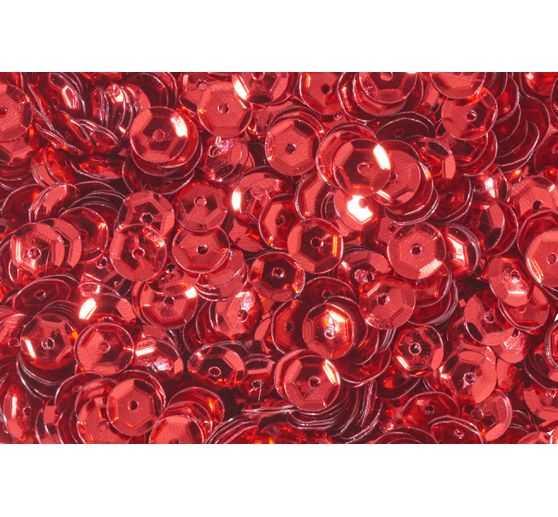 Pailletten gewelfd, metallic