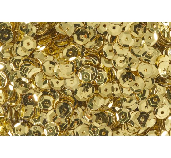Pailletten gewelfd, metallic