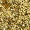 Pailletten gewelfd, metallic Goud-Metallic