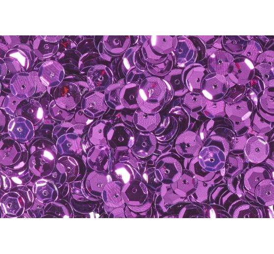 Pailletten gewelfd, metallic