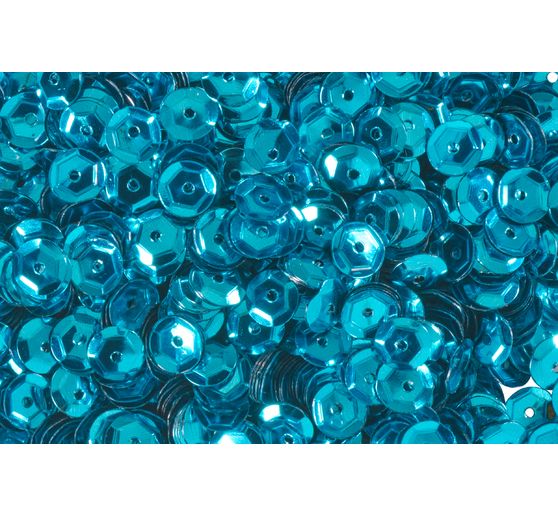 Pailletten gewelfd, metallic