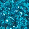 Pailletten gewelfd, metallic Turkoois-Metallic