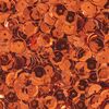 Pailletten gewelfd, metallic Roest-Metallic