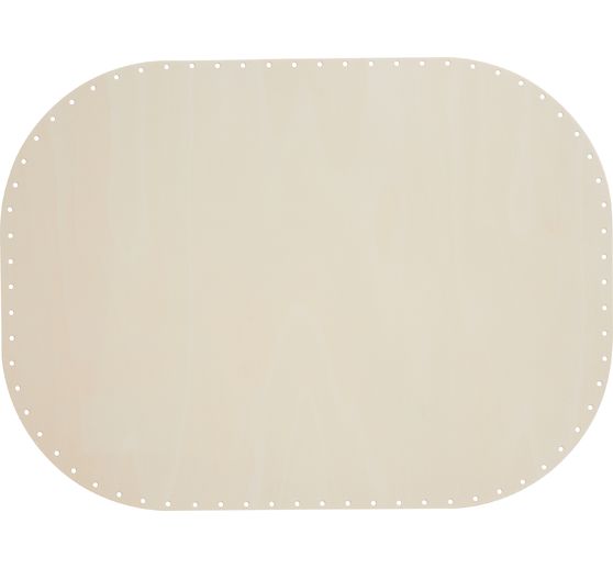 VBS Rattan basket base "Rectangle with round edges", 4 mm, 45 x 33 cm