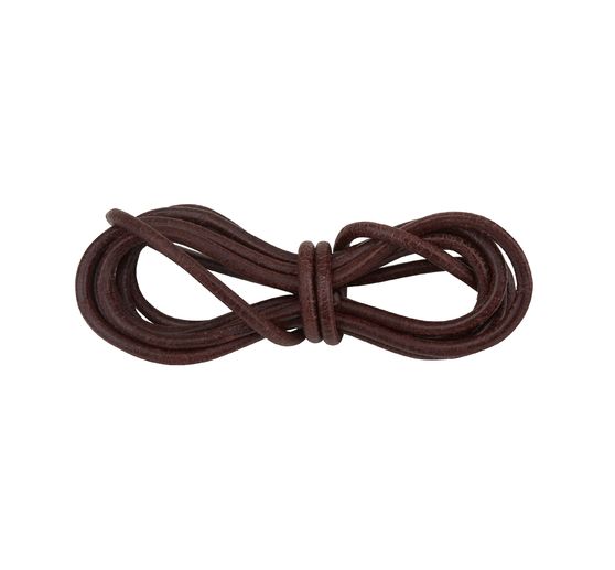 Leather strap round, Ø 1 mm
