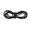 Leather strap round, Ø 1 mm Black