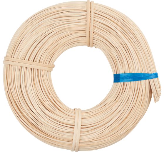 VBS Rattan cane natural, blue tape, Ø 3 mm