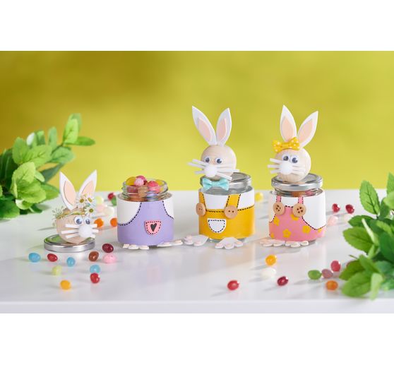 VBS Jars with screw cap "Round", 100 ml, 12 pieces