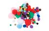 Pompoms "Colors & Sizes Mix", 100 pieces