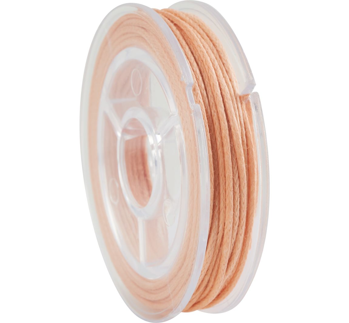 Juwelenkoord, 5 m x 1 mm - Roze