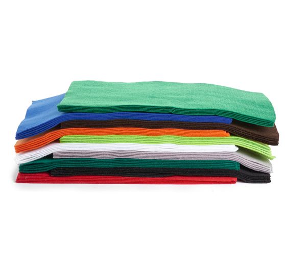 VBS Knutselvilt "Megapack", 50 stuks, geassorteerde kleuren
