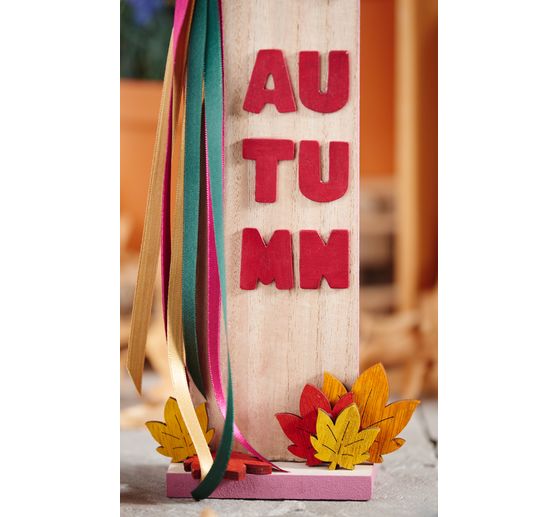 VBS Wooden letter set "Assorted - White", 156 pieces