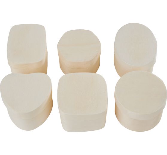 VBS Spaandoos "Vormen", set van 6