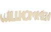 VBS Wooden lettering "Willkommen"