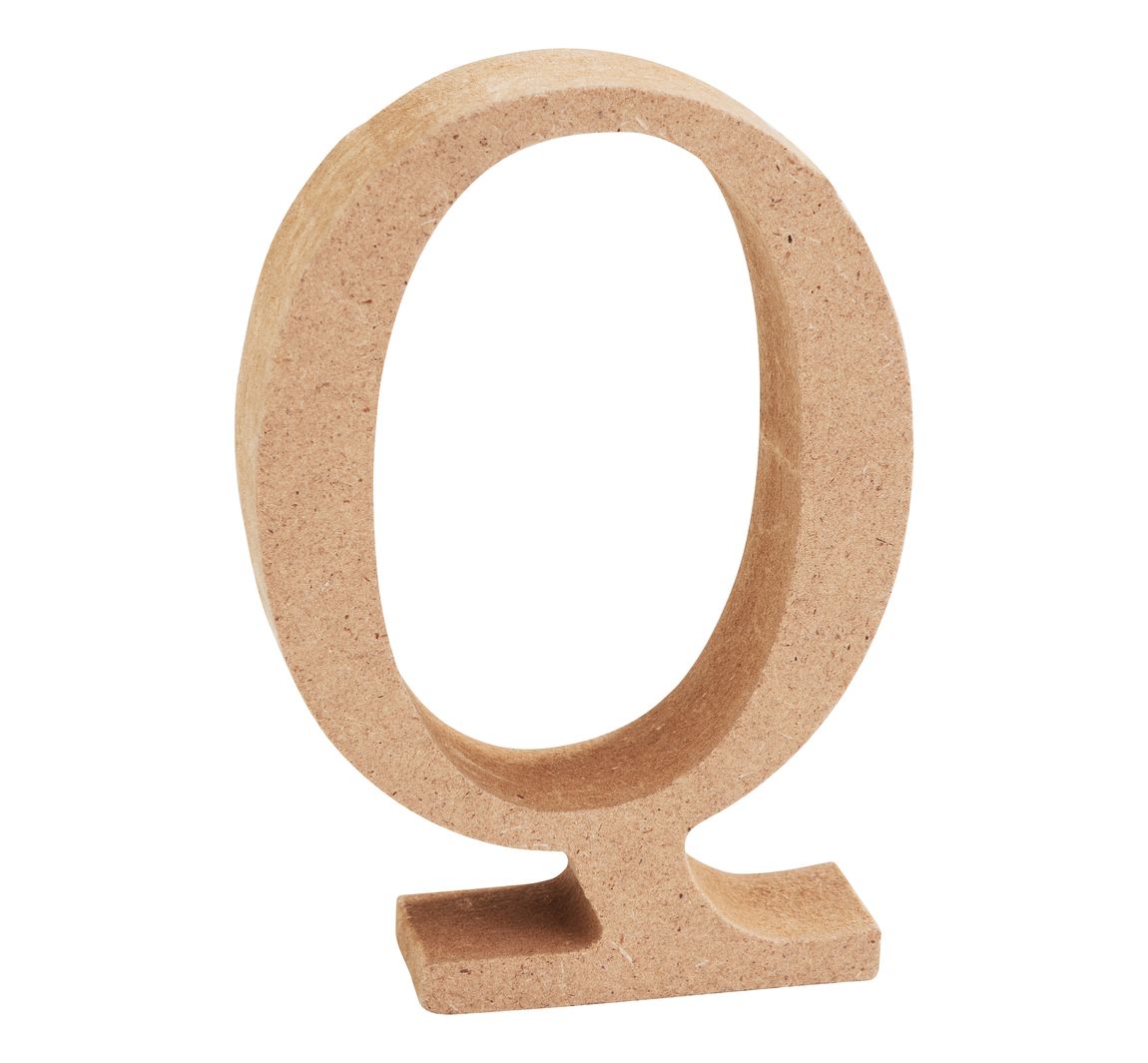 VBS MDF-brieven - Letter "Q"