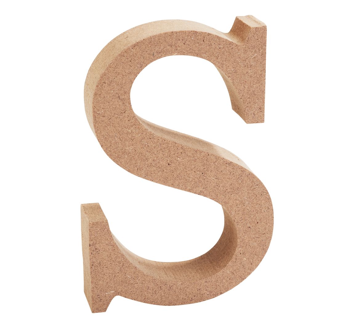 VBS MDF-brieven - Letter "S"