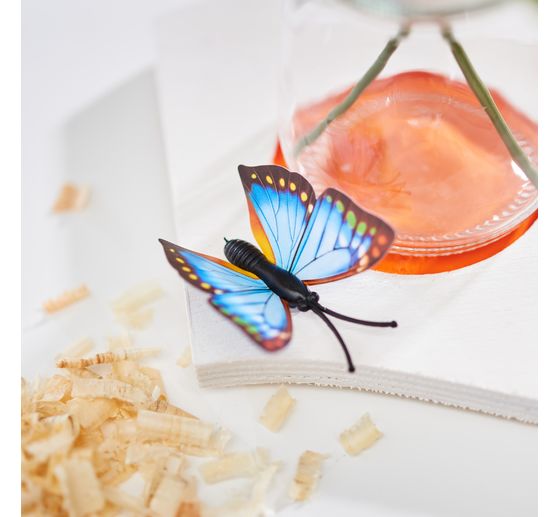 VBS Scatter decoration "Butterfly", small, 50 pcs.