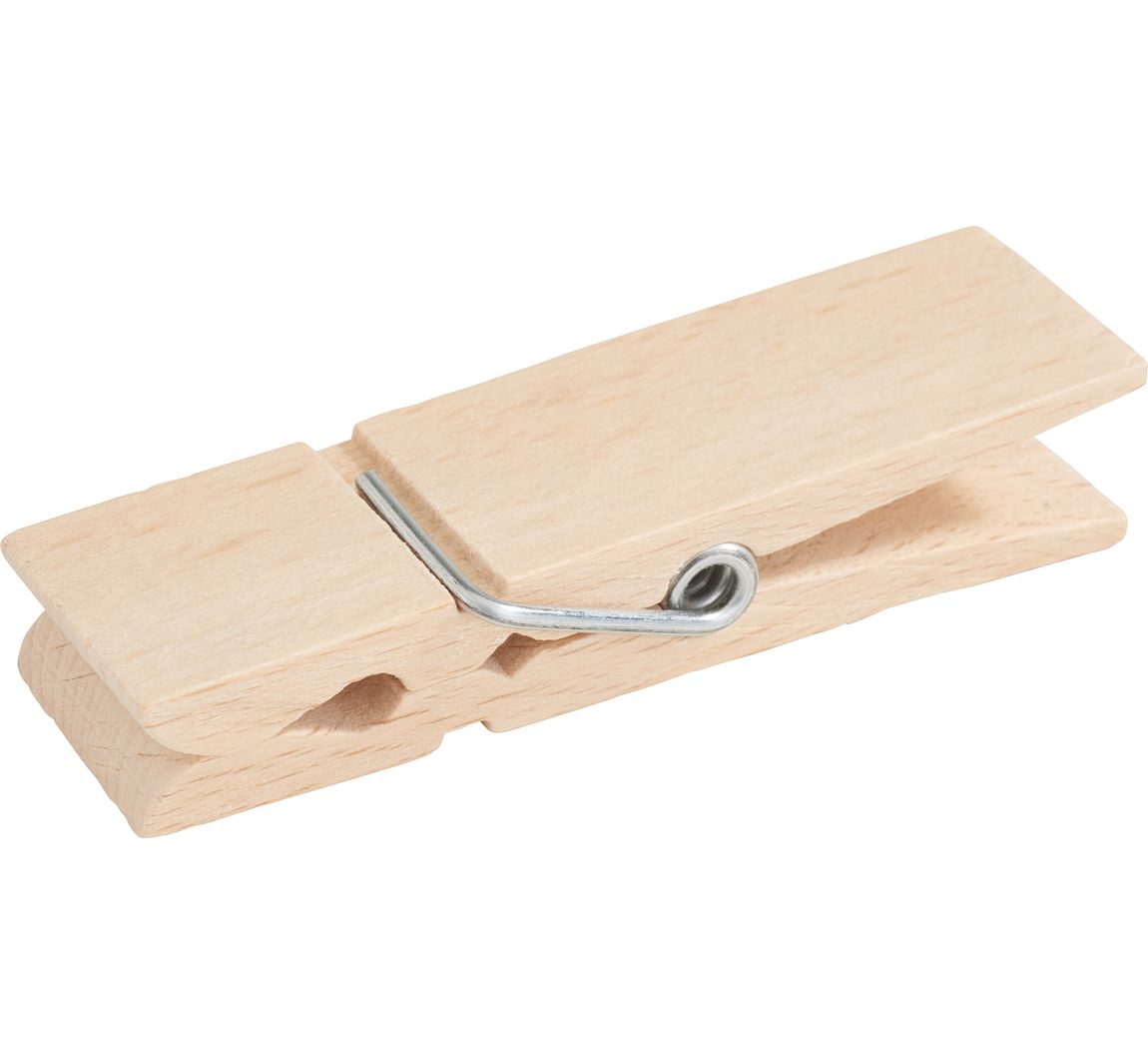 Houten klem, breed