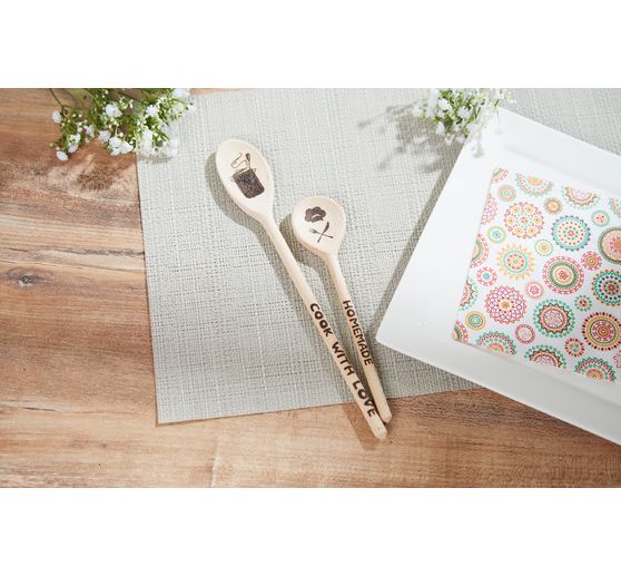 Houten lepel, rond, 20cm