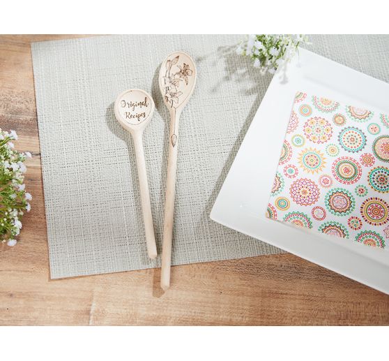 Houten lepel, rond, 20cm