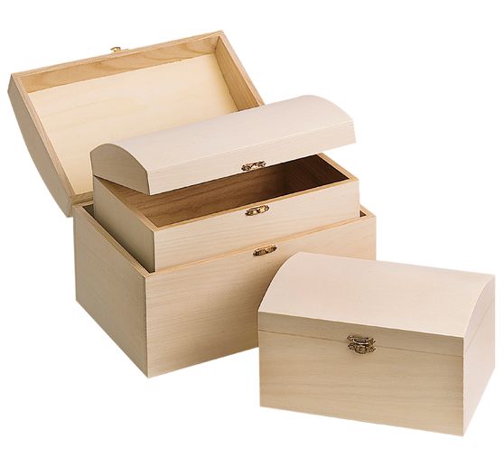 VBS Wooden chest, set of 3