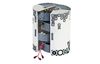 Small cabinet with 4 compartments, round