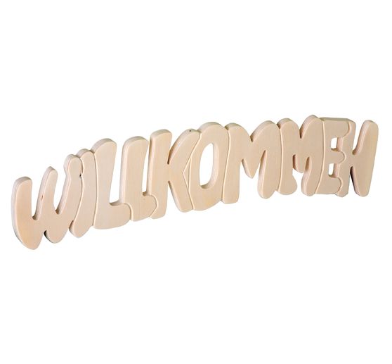 VBS Wooden "Welcome" lettering